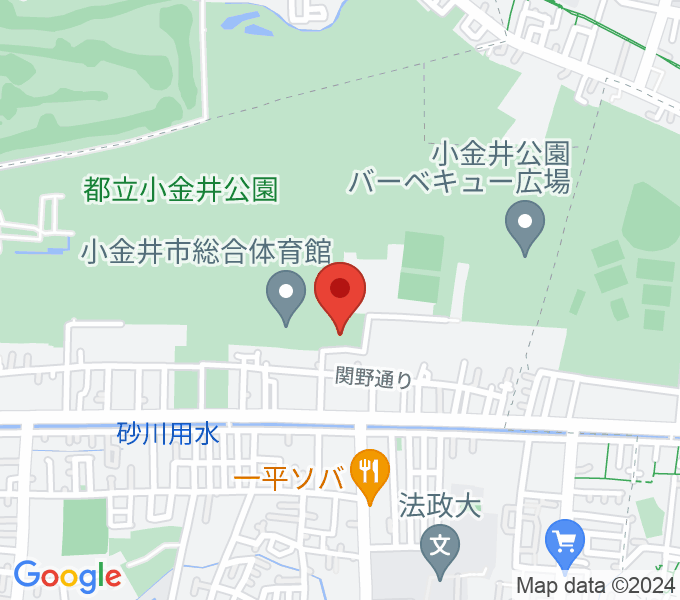 小金井公園弓道場の場所