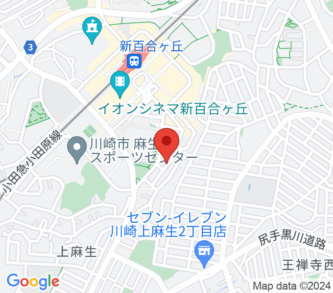 しんゆりBASEの地図