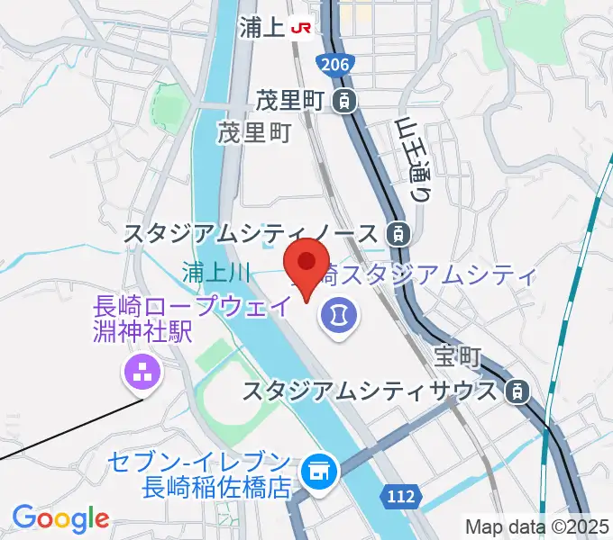 ハピネスアリーナの地図