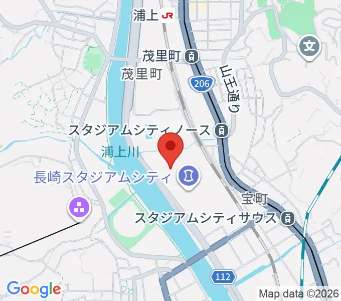 ハピネスアリーナの地図