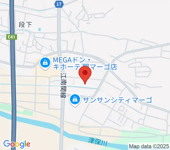 シネックスマーゴの地図
