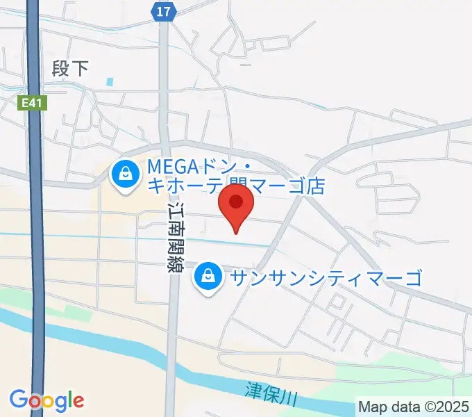 シネックスマーゴの地図