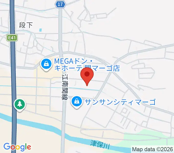 シネックスマーゴの地図