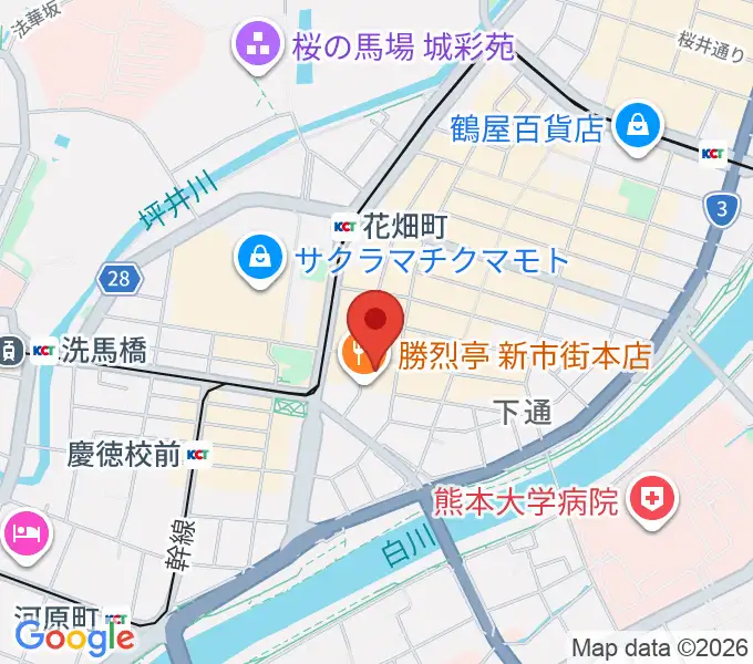Denkikanの地図