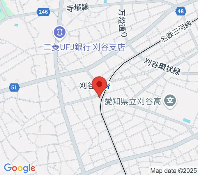 刈谷日劇の地図