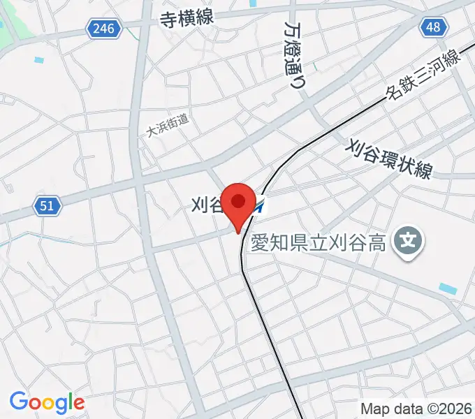 刈谷日劇の地図