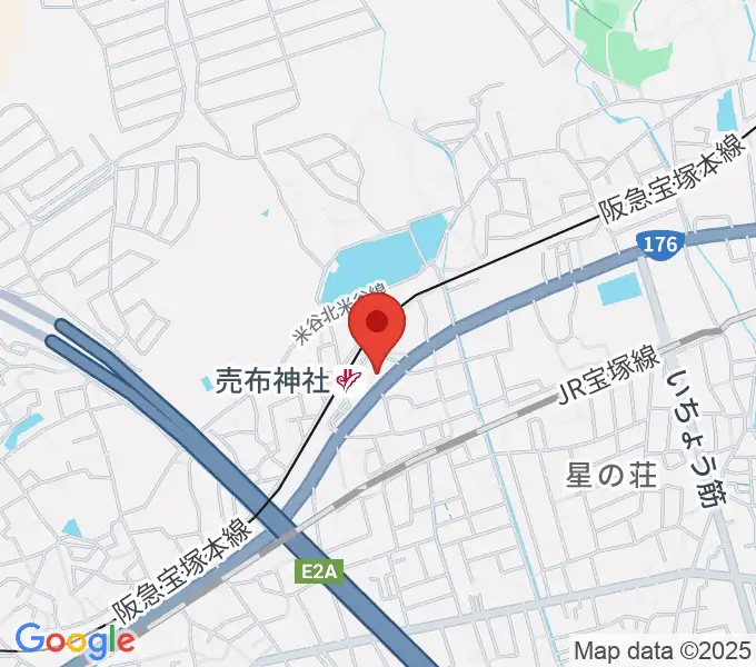 宝塚シネ・ピピアの地図