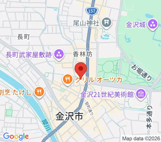 金沢シネモンドの地図