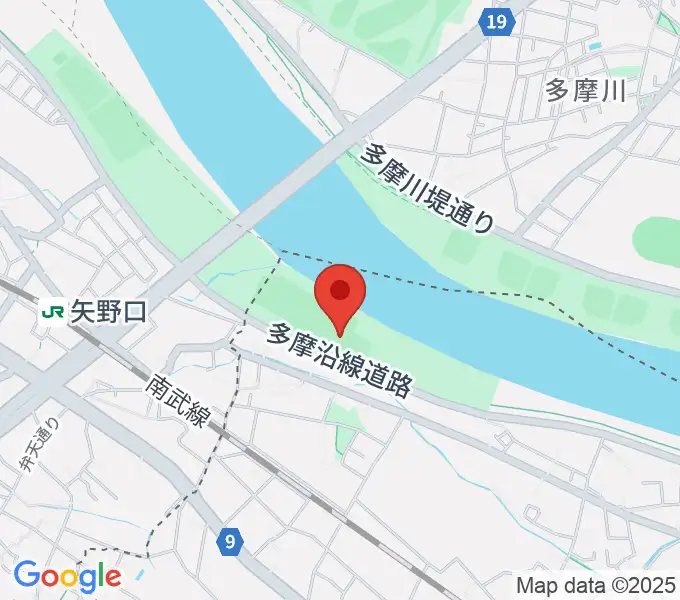 多摩川緑地菅少年野球場の地図