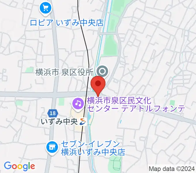 スタジオブルームの地図