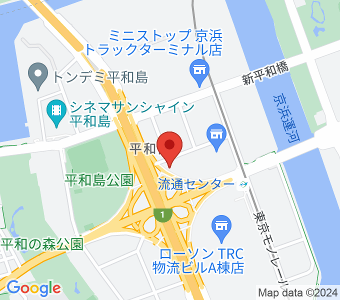 TIC Studioの地図