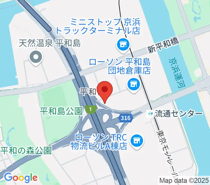 TIC Studioの地図