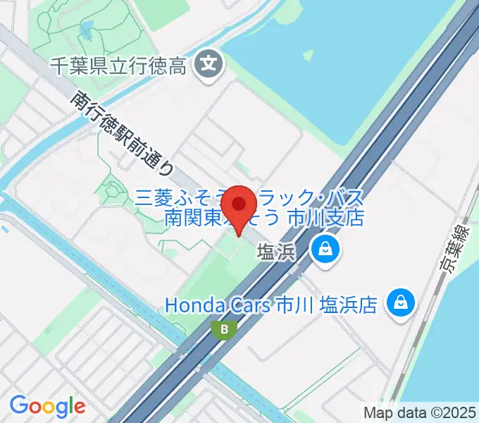 市川市塩浜市民体育館の地図