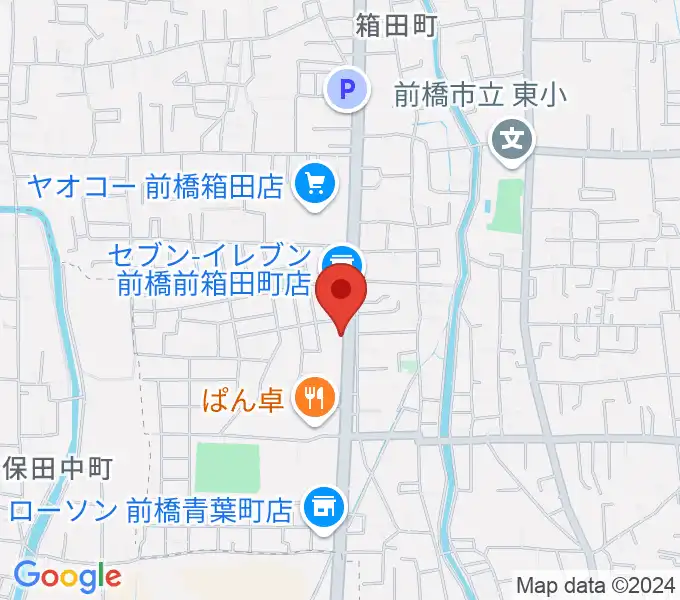 前橋アキュラシーの地図