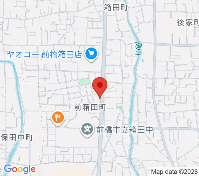 前橋アキュラシーの地図
