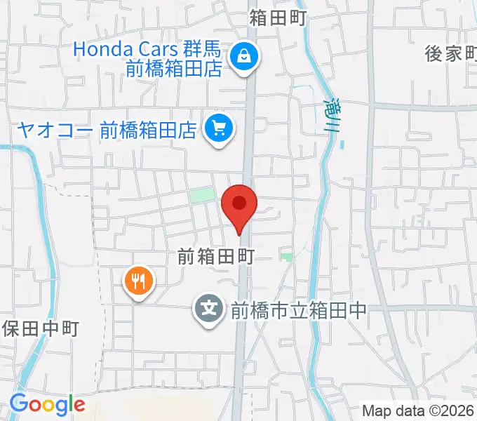 前橋アキュラシーの地図