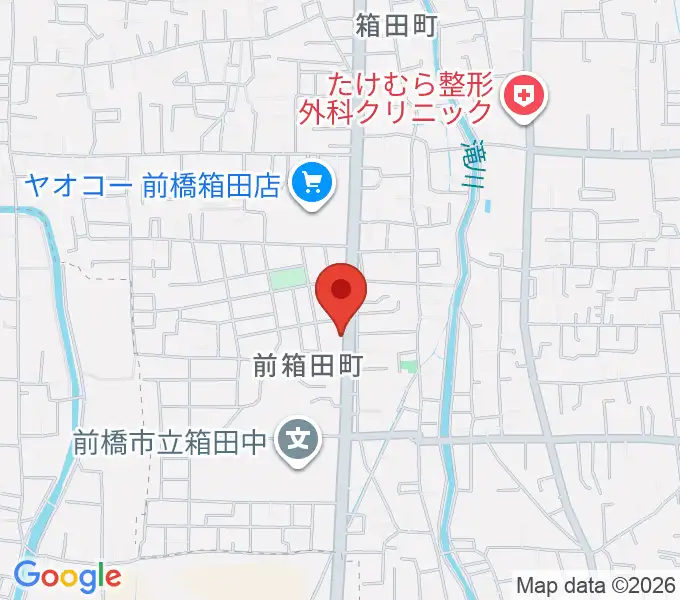 前橋アキュラシーの地図