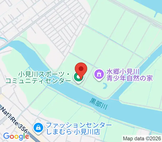 小見川スポーツ・コミュニティセンターの地図