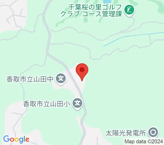 香取市山田B&G海洋センターの地図