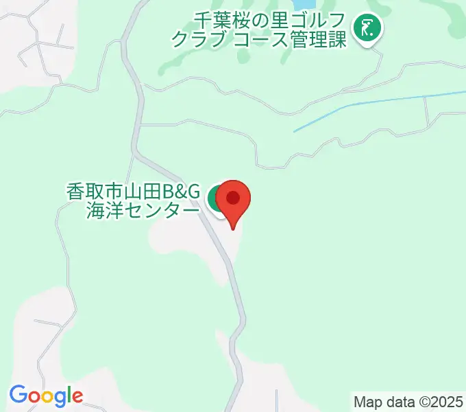 香取市山田B&G海洋センターの地図