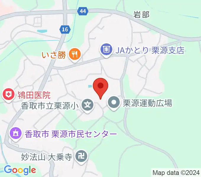 香取市栗源B&G海洋センターの地図