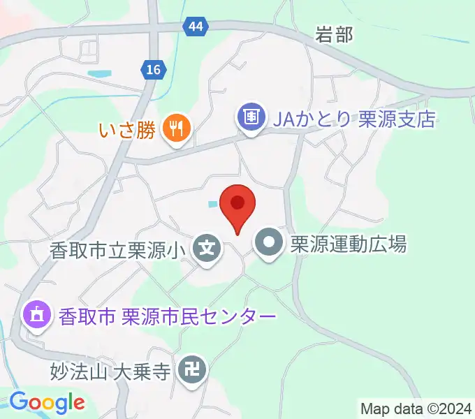 香取市栗源B&G海洋センターの地図