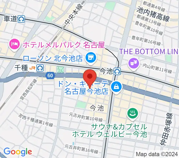 ナゴヤキネマ・ノイの地図