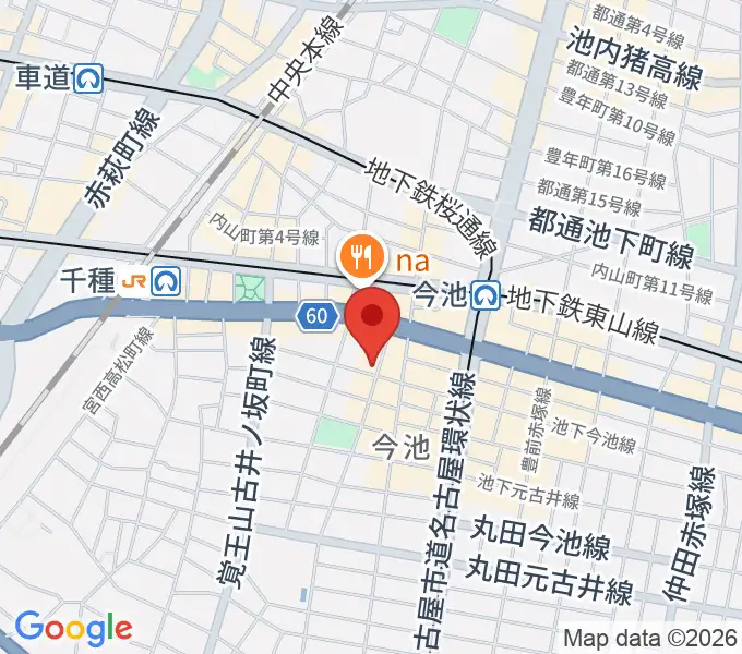 ナゴヤキネマ・ノイの地図