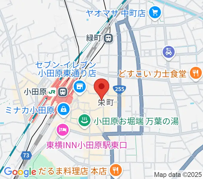 小田原シネマ館の地図
