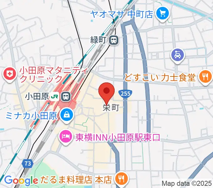小田原シネマ館の地図