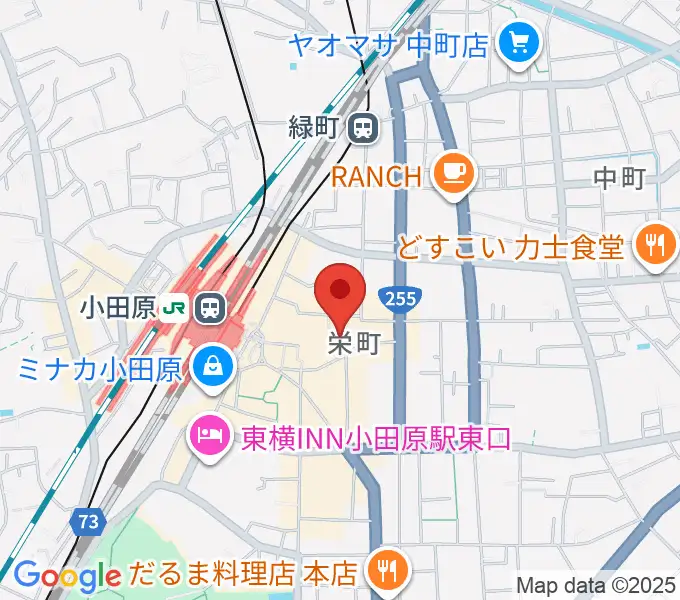 小田原シネマ館の地図