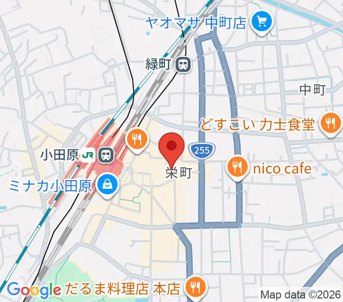 小田原シネマ館の地図