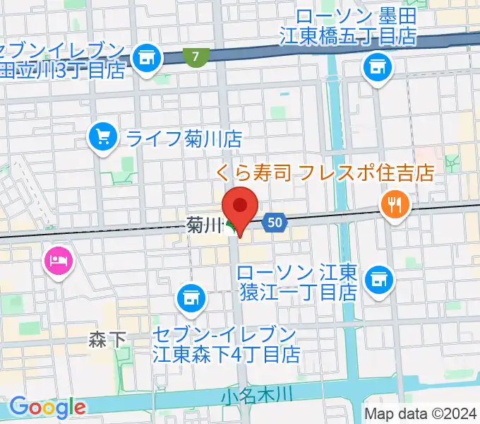 映画館ストレンジャーの地図