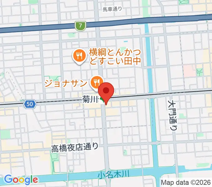 映画館ストレンジャーの地図