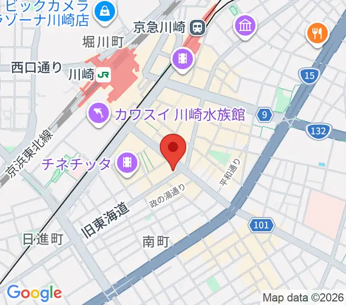 サウンドスタジオ八泉の地図