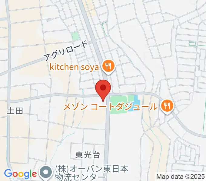 つくば市東光台体育館の地図
