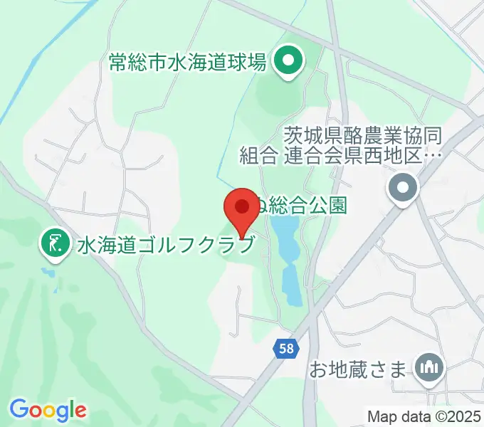 常総市水海道総合体育館の地図