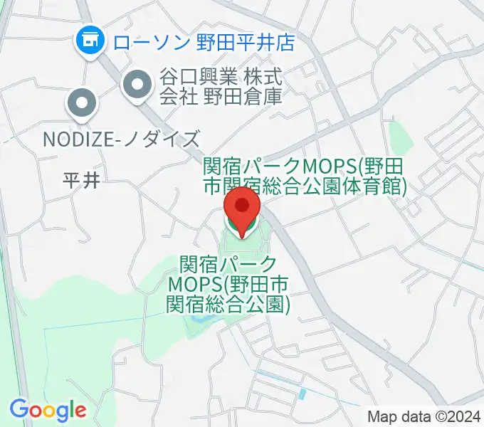 関宿パークMOPS体育館の地図