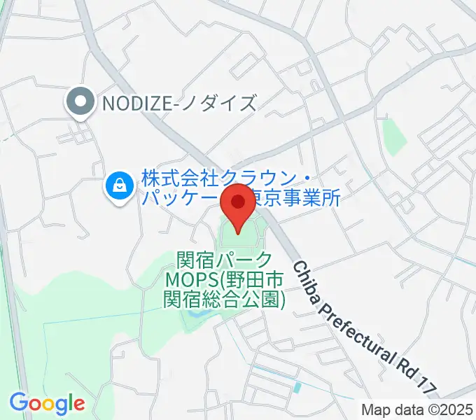 関宿パークMOPS体育館の地図