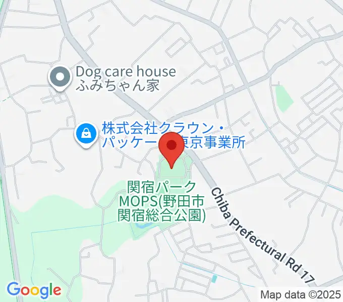 関宿パークMOPS体育館の地図