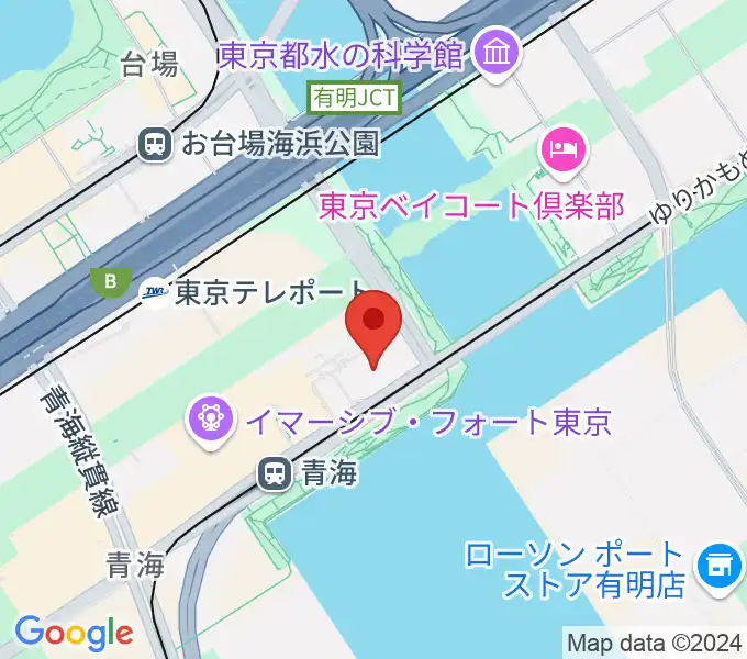 トヨタアリーナの地図