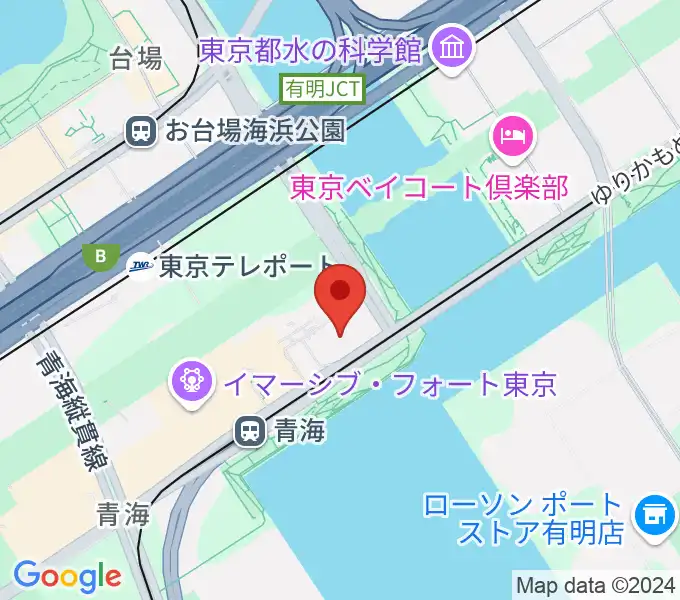 トヨタアリーナの地図