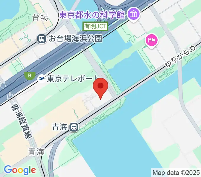 トヨタアリーナ東京の地図