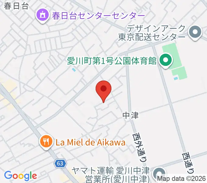 みほピアノ教室の地図
