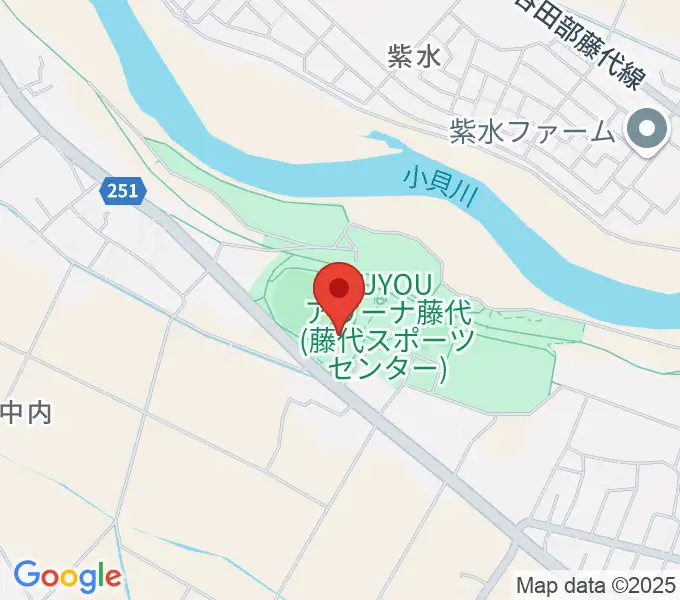 FUYOUアリーナ藤代の地図