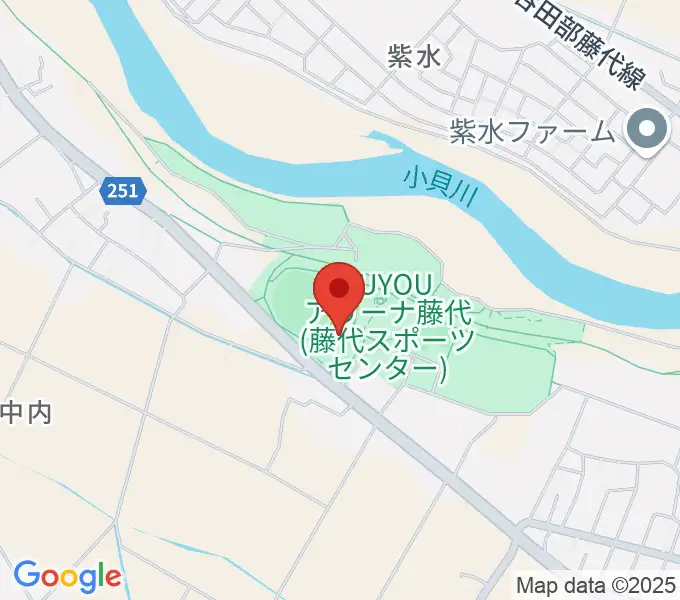 FUYOUアリーナ藤代の地図