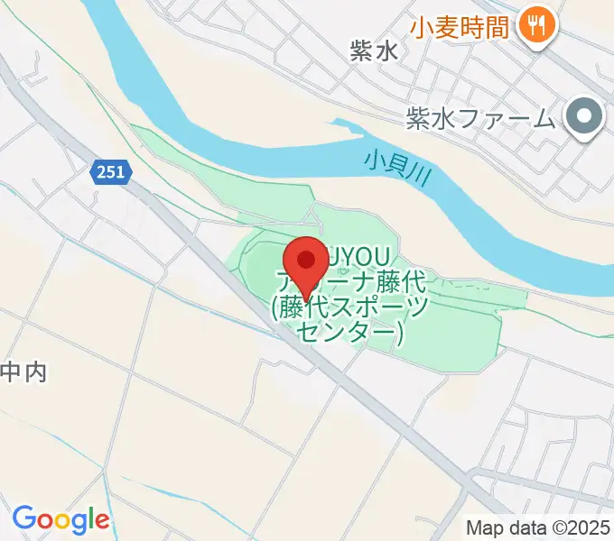 FUYOUアリーナ藤代の地図