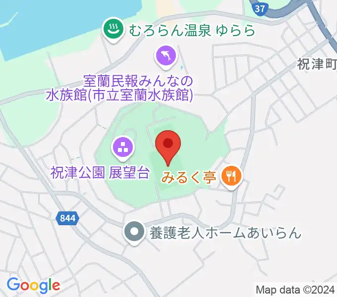 リーフラスフットボールパークの地図