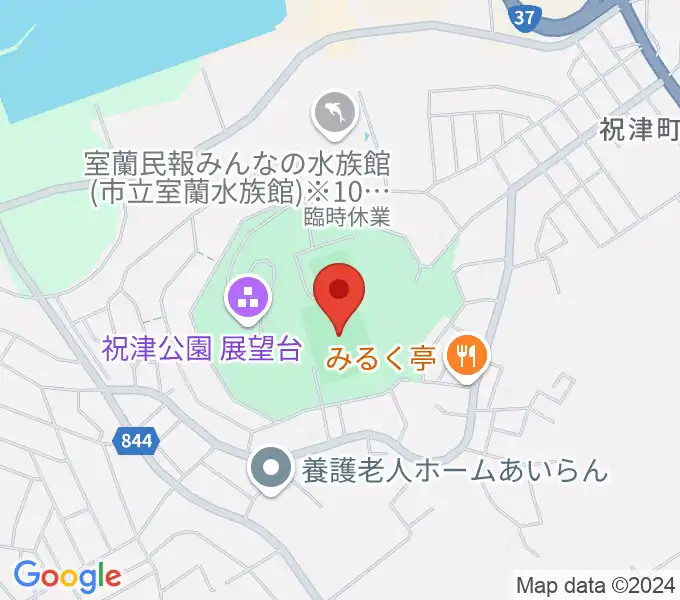 リーフラスフットボールパークの地図