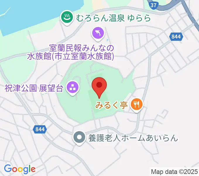 リーフラスフットボールパークの地図